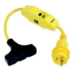 Marinco 199128 Adapter, GFCI Protection