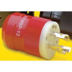 Marinco 4-Wire Charger Plug, Locking Charging/Trolling System