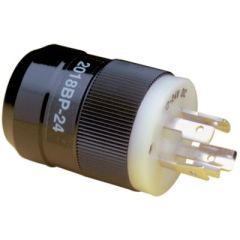 Marinco 4-Wire Trolling Motor Plug, 12/24V Locking Charging System