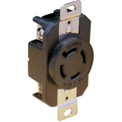 Marinco 4-Wire Receptacle, Bass Boat Charging