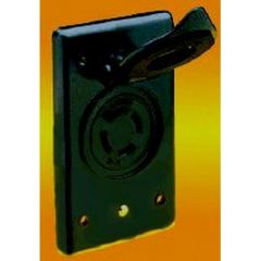 Marinco 4-Wire Receptacle, Bracket, Bass Boat Charging, Trolling System, Precision Crafted, Spring-Loaded Lid, 2018BR Receptacle, Reliable Connection, Easy Installation, Afi/marinco/guest/nicro/bep Quality, Upgrade Experience, Boating Adventures.