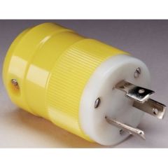 Marinco 205CRPN 20A/125V Locking Type Male Plug, electrical connections