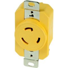 Marinco 205CRR Locking Receptacle, Electrical Setup