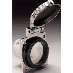Marinco 303SSO 30 Amp Power Outlet, Stainless Steel, RVs, Boats, Outdoor Events, Construction Sites, Afi, Marinco