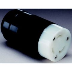 Marinco 3-Wire 30 Amp/125V Locking Charging/Trolling System Female Connector, durable power solution