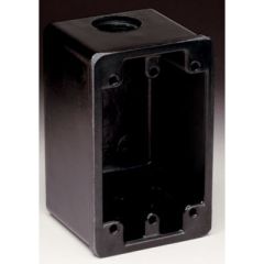 Marinco 6080 Black Non-Metallic FS Box, electrical connections