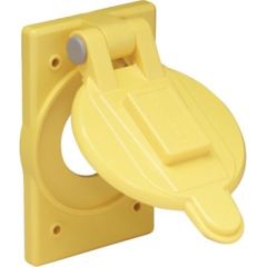 Marinco 7420CR Weatherproof Cover, Yellow Polycarbonate