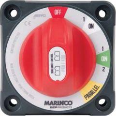 Marinco 772-DBC Pro Installer Dual Bank Control Battery Switch, Ergonomic Design, High Capacity