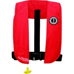 Mustang MD40324, M.I.T.™ 70 Automatic Inflatable PFD, Red, buoyancy aid, water-based activity, inflatable device, Membrane Inflatable Technology, lightweight, flexible fit, high visibility, rescuers, safety, durability, Mustang Survival, chest size, kayak