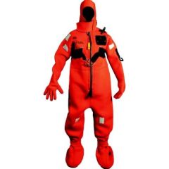 Mustang MIS230TC Neoprene Cold Water Immersion Suit, Ship Abandonment Solution, Commercial Operations, Safety, Protection, Comfort, Water-tight Face Seal, Lifting Harness, Ankle Adjustments, Fire Retardant Neoprene, Flotation, Hypothermia Protection, Must