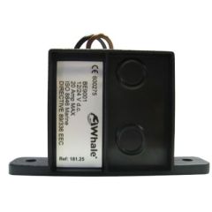Whale BE9003 Electronic Automatic Float Switch, 12/24V, Electric Field Sensor Switch, Bilge Water Control, Pump Activation, Marine Environment, 20A Rating, Attwood Marine, Switch Voltage