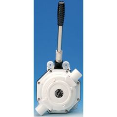 Whale Marine BP0527 Sanitation Manual Waste Pump, Bulkhead Mount, ABS Plastic, Non-Choke Valves, 14-3/4 Gallons per Minute, 1-1/2" Inlet, Outlet, 15' Lift, Attwood Marine, Type Bulkhead.