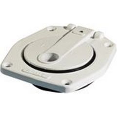 Whale DP3804 Deck Plate Kit, Aluminum, Gusher 10, Gusher 30, Attwood Marine, UV Stabilized, Snap-Shut Lid