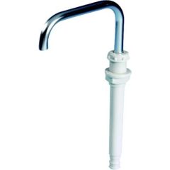 Whale FT1152 Telescopic Faucet, Outlet Only, Attwood Marine, freshwater faucet, galley space-saving, telescopic feature, adjustable height, non-pressurized water systems, manual foot pumps, electric pumps, durable construction, marine environments, 1/2" h