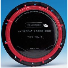 Whale LD4000 Watertight Locker Door, Black, marine equipment, watertight seal, storage space, lifeboats, all-plastic construction, nitrile rubber seal, corrosion-resistant, splashproof, valuables, boat interior, durability, reliability, professional sailo