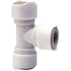 Whale WX1502B Equal Tee, 15mm, Quick Connect System, Attwood Marine, Double Gripper, Cage Collet, Measured Cut Marks