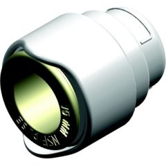 Whale WX1546B End Stop, 15mm, Quick Connect fittings, semi-rigid pipework
