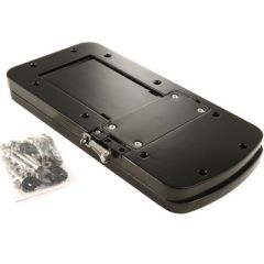 MotorGuide 8M0092064 Xi5 Freshwater Quick Release Bracket, Black, trolling motor, security clasp, padlock, cast aluminum, stainless steel, freshwater fishing, convenience, durability, Motorguide