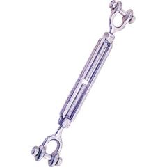 Keystone TBKL58 Galvanized Turnbuckles, Jaw & Jaw Open Turnbuckles