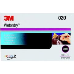 Imperial Wet Or Dry™ Paper Sheets, Grade 2500, Automotive Paint, 3M, International Customers, Flexibility, Durability