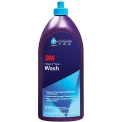 Perfect-It™ Boat Wash, Qt.,marine contaminants,refinishing results,3M,boat wash,3M brand,marine cleaning,boat maintenance,marine care,boat detailing,boat cleaning,marine detailing,marine care products,boat care,boat cleaning solution.