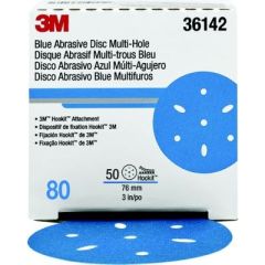 3M Blue Abrasive Hookit Disc, Ceramic Mineral Blend