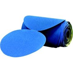 3M 36210 Blue Abrasive Stikit Disc Roll, paint removal, filler sanding, ceramic mineral blend, aluminum oxide, anti-loading coating, resins, 320 grade, 100 discs, 6 inches, professional-grade, efficiency, abrasive needs