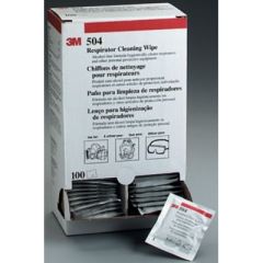 Respirator Cleaning Wipes, 3M Respirator Wipes, Alcohol-Free Respirator Wipes, Wall-Mounted Dispenser, Individually Wrapped Wipes, Half Mask Cleaning, Full Facepiece Cleaning, Respirator Maintenance, Respirator Hygiene, 100 Wipes per Box