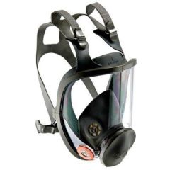 3M Full Face Respirator, Large, 3M Filters 2000 Series