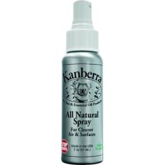 Kanberra® KS002 Spray, 2 oz. Spray Bottle, odor removal, all-natural, tea tree oils, pet odors, cigarette smoke, on-the-go, safe for kids and pets, odor elimination, air and surface cleaning, fresh-smelling environment, unwanted odors.