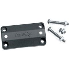 Scotty 242BK Rod Holder Rail Adapter, Black, fishing gear, rail adapter, Scotty post mount, stainless steel fasteners, square rails, fishing adventure, fishing setup, convenience, versatility