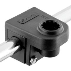 Scotty 287 7/8" Round Rail, Rail Mounting Adapter Black, Scotty post mount rod holder