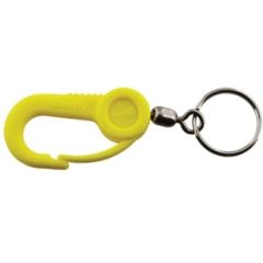 Scotty 3010YL Snap Hook Key Chain, Yellow, Scotty downriggers