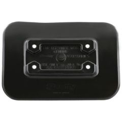 Scotty 341BK Glue-On Mount Pad, Black, PVC, Inflatable boats, Rod holder mounts, Stainless fasteners, Watercraft accessories