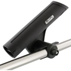 Scotty 355 Rodmaster II Rod Holder, Black, Downrigger Boom Mount, Fishing Accessory, Fibre Reinforced Nylon, 360° Rotation, Adjustable Angle, Front End Reel Slot, Gimbal Pin, Salmon Fishing, Fishing Conditions, Fishing Trip, Boat Fishing, Shore Fishing, S