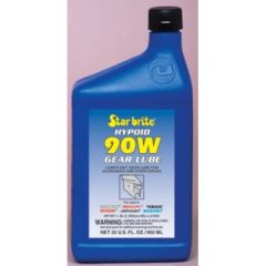 Hypoid 90W Lower Gear Lube, API GL-5 Service, Starbrite, Rust Inhibitors, Corrosion Inhibitors, Anti-Wear Additives, Manufacturers' Warranty, Stern Drive, Outboard, Mechanical Shift Mechanisms, Longevity, Protection, Industry Standards, 32 fl. oz. Bottle,