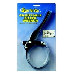 Starbrite Adjustable Filter Wrench, oversized handle