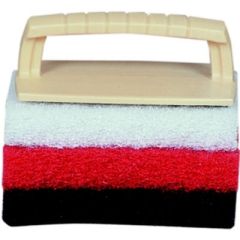 Scrub Pad Kit, Handle Cleaning Solution