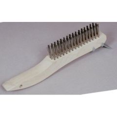 Starbrite 40058 Stainles Steel Bristle Utility Brush, Scraper, durable cleaning tool, effective cleaning, versatile brush, tough stains, grime removal, rust scrubbing, grease cleaning, oil stains, patio furniture, grill cleaning, long-lasting performance,