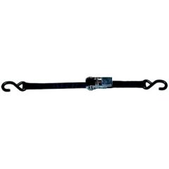 Sta-Put 60167, Stainless Steel Ratchet, nylon webbing, cargo shifting, stainless steel ratchet, "S" hooks, 12', Starbrite, corrosion resistance