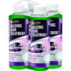 Starbrite 75008 Bio Odor Enzyme Holding Tank Treatment, 8 oz, 4-pack, natural solution, eco-friendly, RV holding tank, waste treatment, odor elimination, aerobic bacteria, anaerobic bacteria, long-lasting effectiveness, multiple tanks, compact size, RV ad