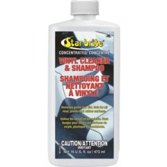 Vinyl Cleaner, Shampoo, exterior vinyl, interior surfaces, biodegradable formula, eco-friendly, 16 oz. bottle, boat owner, outdoor enthusiast