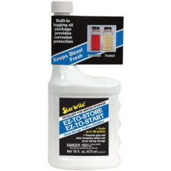 Diesel Stabilizer 8oz, fuel system, corrosion prevention, engine protection, storage additive, Starbrite, reliable performance, quick starts, equipment maintenance, long-lasting protection