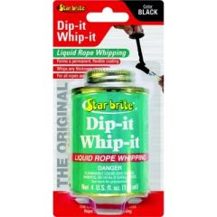 Dip-It-Whip-It 4 oz. Black, rope protection