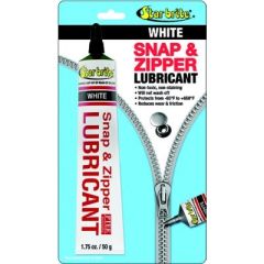 Snap & Zipper Lubricant, PTEF, boat snap lubricant, zipper lubricant, corrosion protection, wear reduction, friction prevention, marine care, salt spray repellent, metal zipper lubricant, plastic zipper lubricant, Starbrite, 2 oz. tube, portable design, t