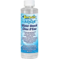 Aqua Water Shock, boat, RV, potable water, chlorine, sulphur, plastic, metal odors, tastes, water tanks, Starbrite, 16 oz.