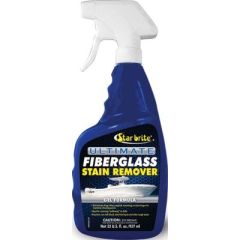 Ultimate Gel Formula Fiberglass Stain Remover, powerful gel formula, tough stains, rust, dried fish blood, leaf stains, Starbrite, 32 oz.