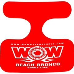 WOW 142140 Saddle Beach Bronco, Red, pool float, foam seat