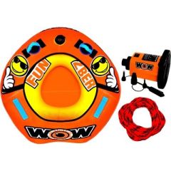 WOW 191100 2BER Towable Starter Kit, 1 Rider, WOW 1K 60' Tow Rope