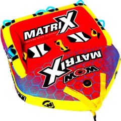 WOW 201060 Matrix Towable, 1-4 Riders, water adventure, high backrests, stability, EVA foam, PVC bladder, durability, Wow watersports, water sports, unforgettable adventure